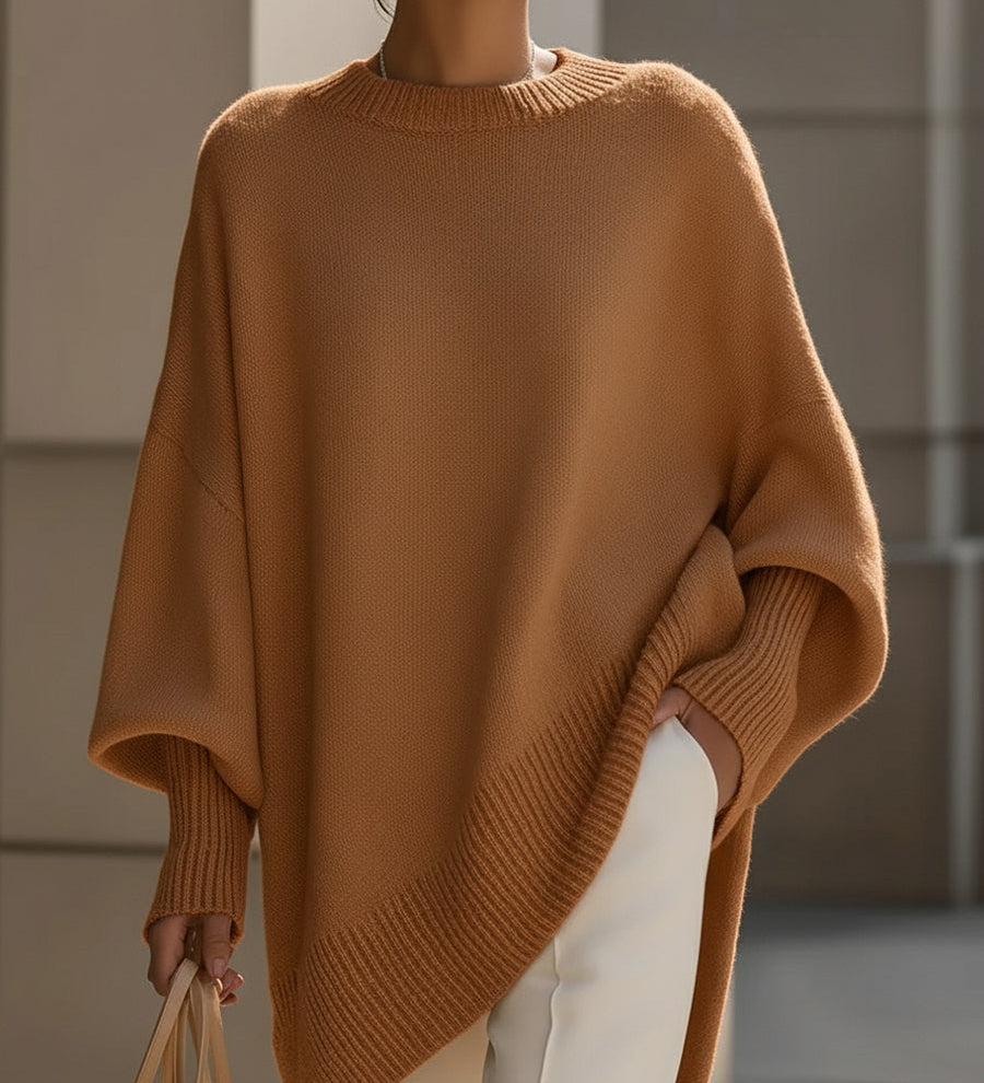 Maglione Oversize Donna | Asimmetrico e Girocollo