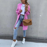 Cardigan lungo oversize da donna - Maglia ampia e comoda