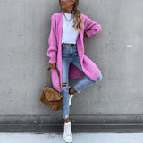 Cardigan lungo oversize da donna - Maglia ampia e comoda