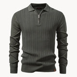 Polo Slim Fit da Uomo – Chiusura Lampo Corto, Adatta per Uso Casual e Quotidiano