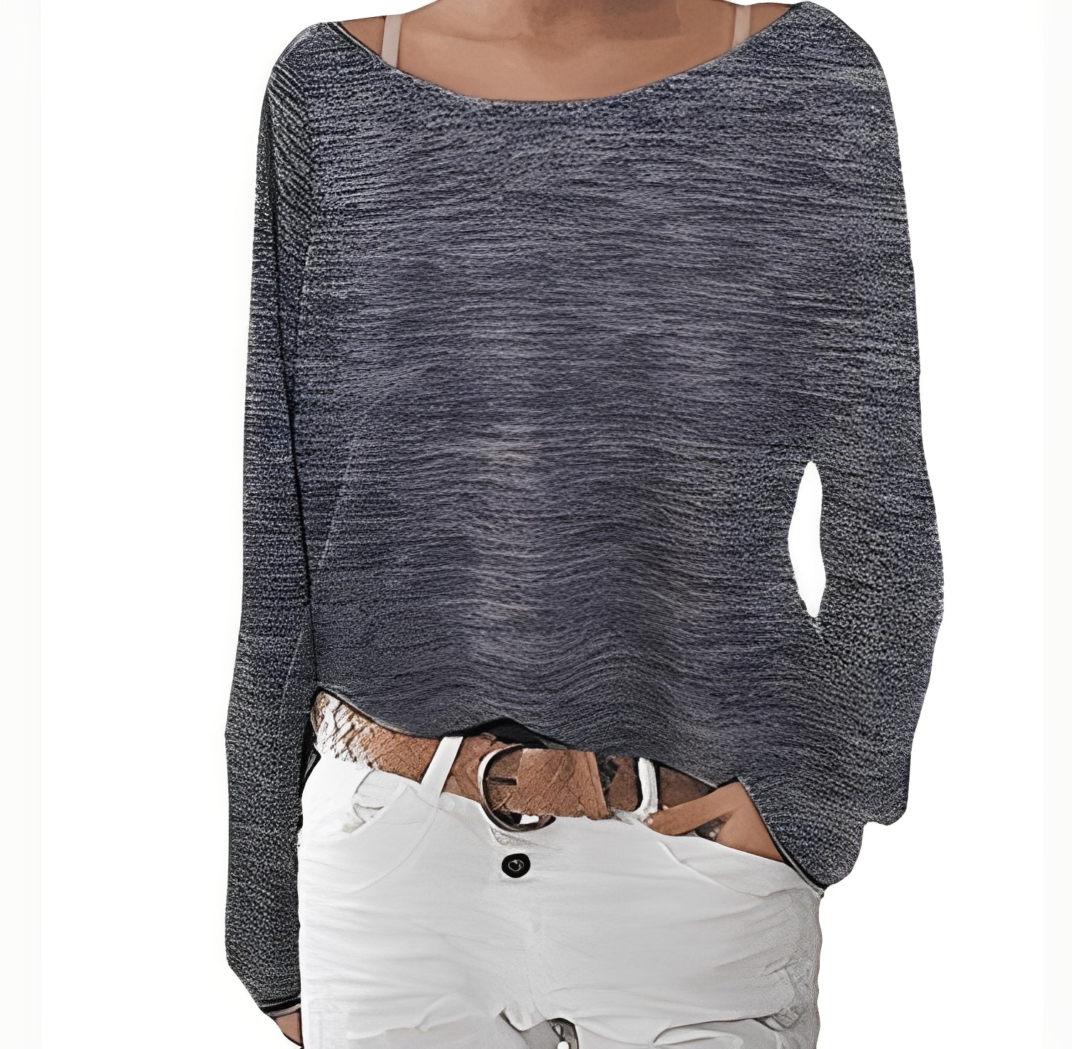Maglione donna | Femminile e comodo con scollo a barchetta