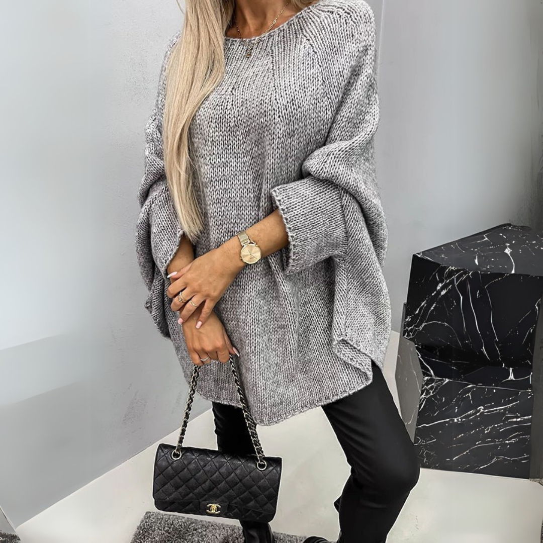 Pullover da donna | Taglio oversize e maniche a pipistrello