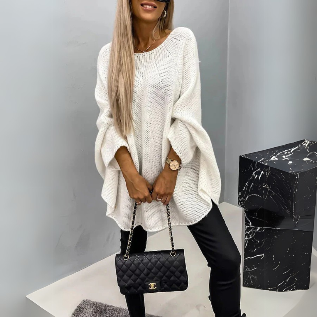 Pullover da donna | Taglio oversize e maniche a pipistrello
