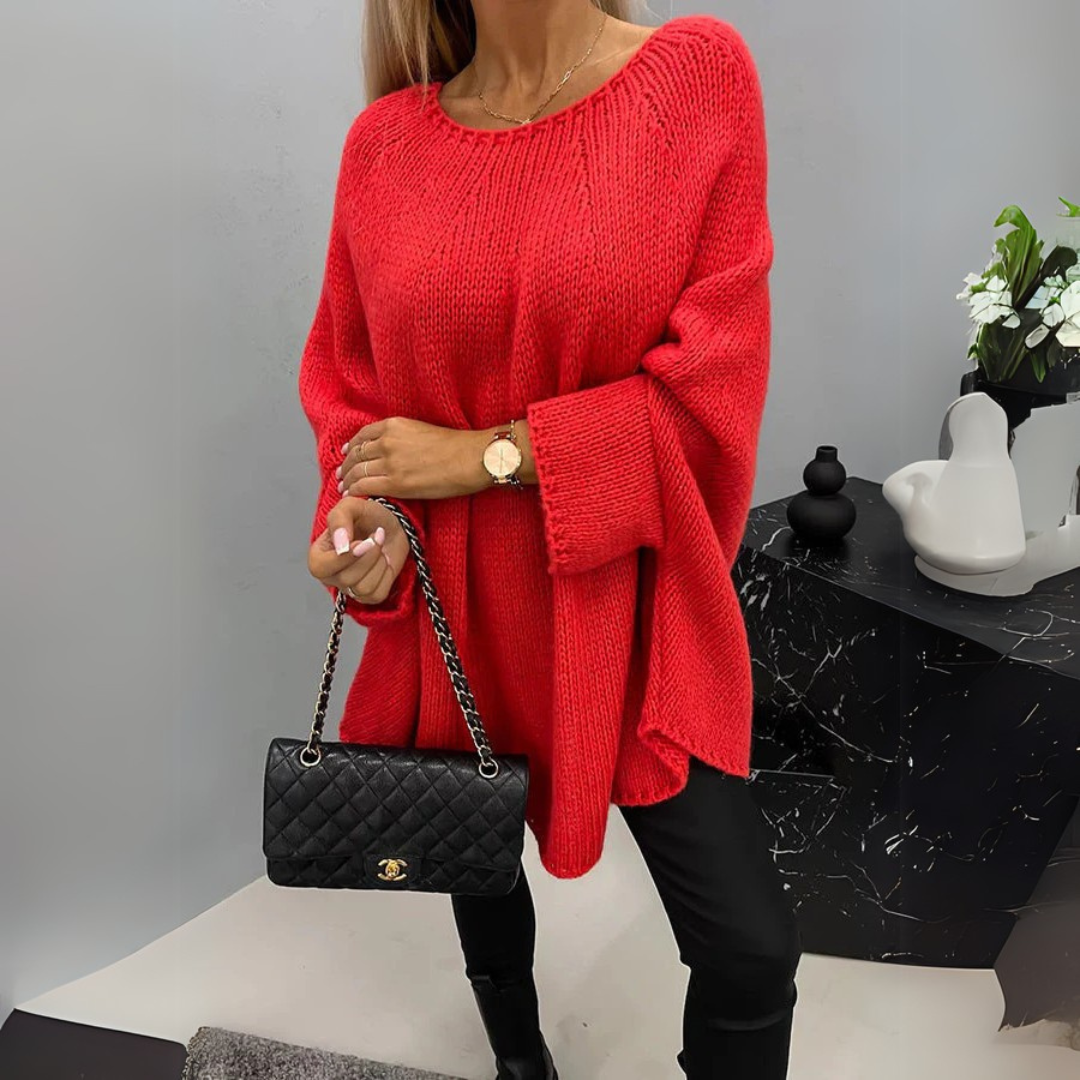 Pullover da donna | Taglio oversize e maniche a pipistrello