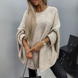 Pullover da donna | Taglio oversize e maniche a pipistrello