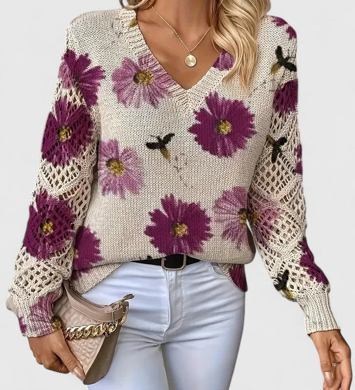 Maglione donna | Scollo a V e versatile