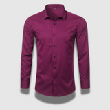 Camicia formale elasticizzata da uomo senza rughe Premium
