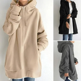 Felpa con cappuccio da donna con cerniera | Calda e comoda