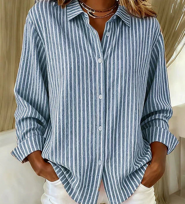 Aurora™ | Camicia a righe in tessuto morbido