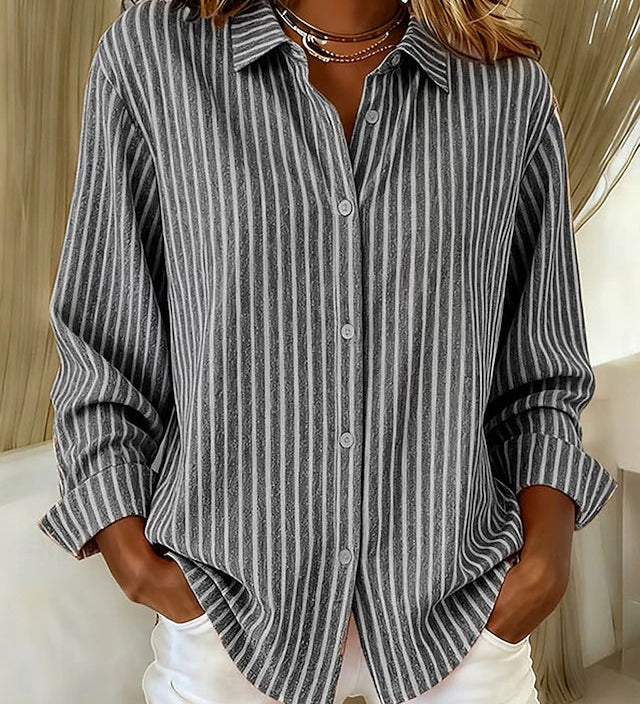 Aurora™ | Camicia a righe in tessuto morbido