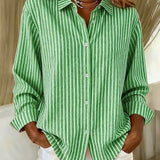 Aurora™ | Camicia a righe in tessuto morbido