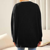 Donna - Cardigan casual lavorato a maglia - Stile autunnale