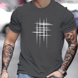 Varel | T-shirt elegante a collo rotondo con stampa grafica