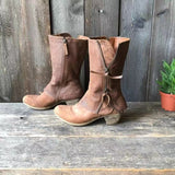 Valeria™ | Stivaletto con gambale strutturato e cerniera
