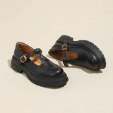 Cinzia™ | Mary Jane in pelle con cinturino