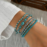 Miriam™ | Set di cinque bracciali in turchese
