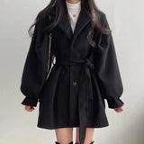 Donna - Trench con cintura - Stile elegante