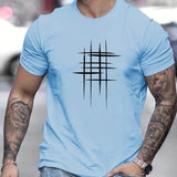 Varel | T-shirt elegante a collo rotondo con stampa grafica