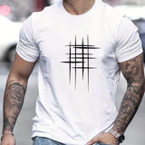 Varel | T-shirt elegante a collo rotondo con stampa grafica