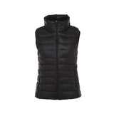 Gilet imbottito leggero da donna – Strato invernale trapuntato senza maniche con collo alto rialzato