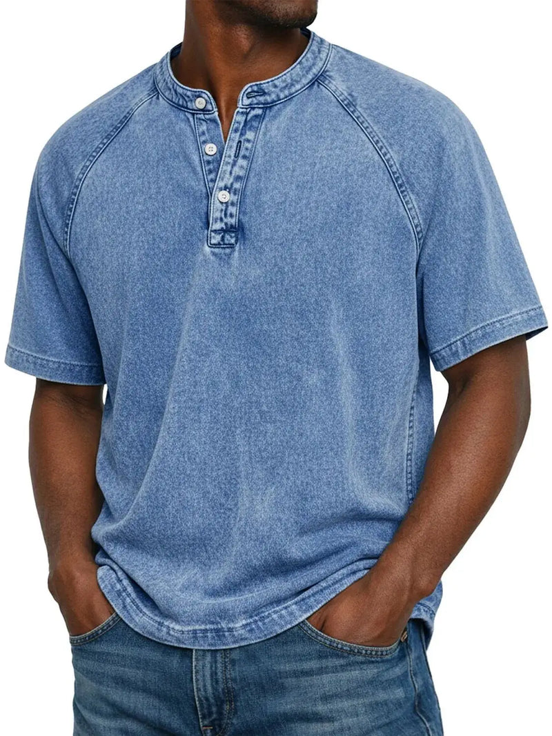 Varel | Camicia vintage da uomo con bottoni