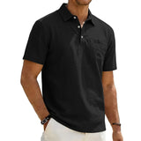 Varel | Polo da uomo in lino a maniche corte