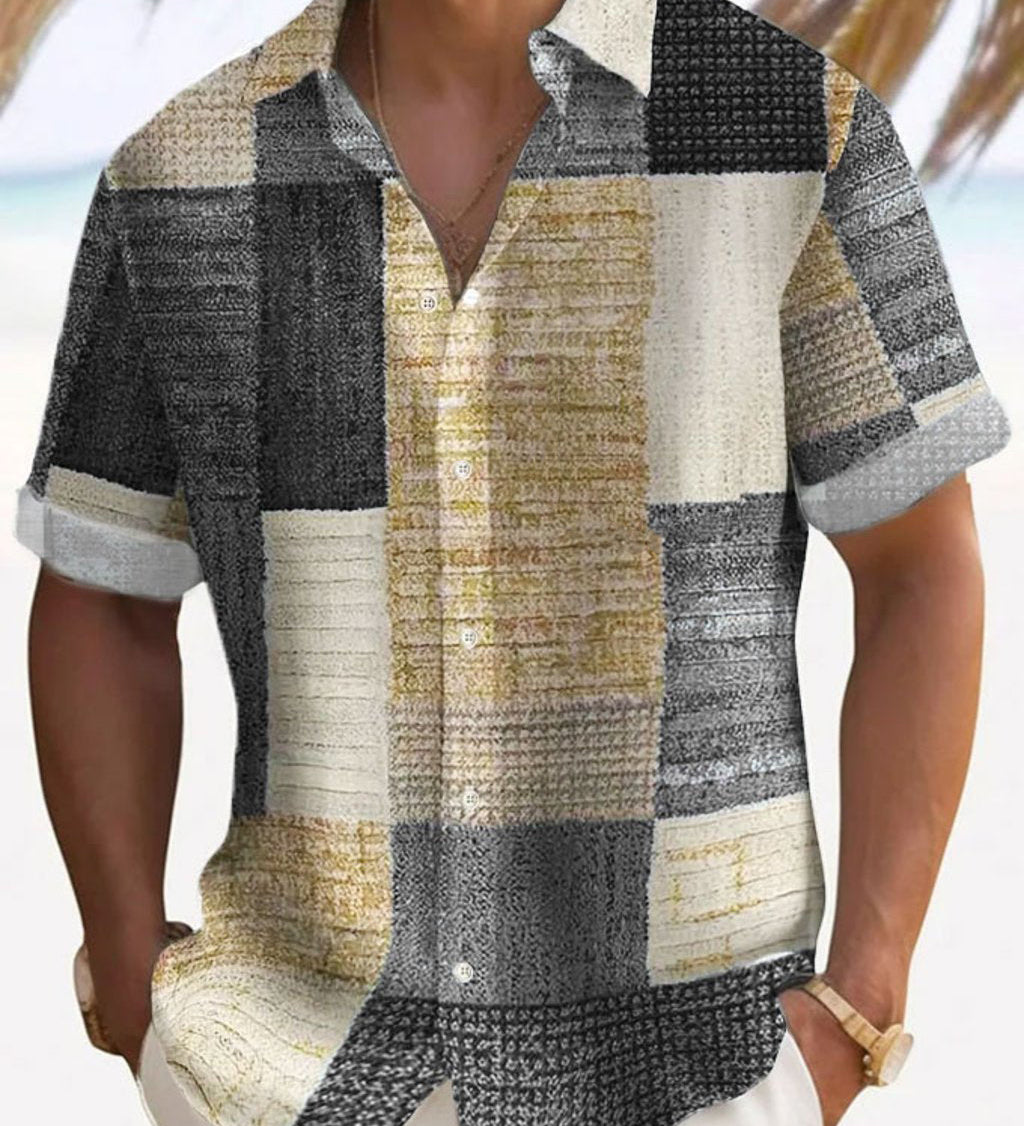 Varel | Camicia elegante a maniche corte