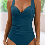 Costume da bagno da donna – Davanti torcido, adatto per l'estate e il nuoto