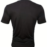 Varel | T-shirt elegante a collo rotondo con stampa grafica