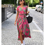 Varel | Abito elegante con scollatura a V e vestibilità modellante