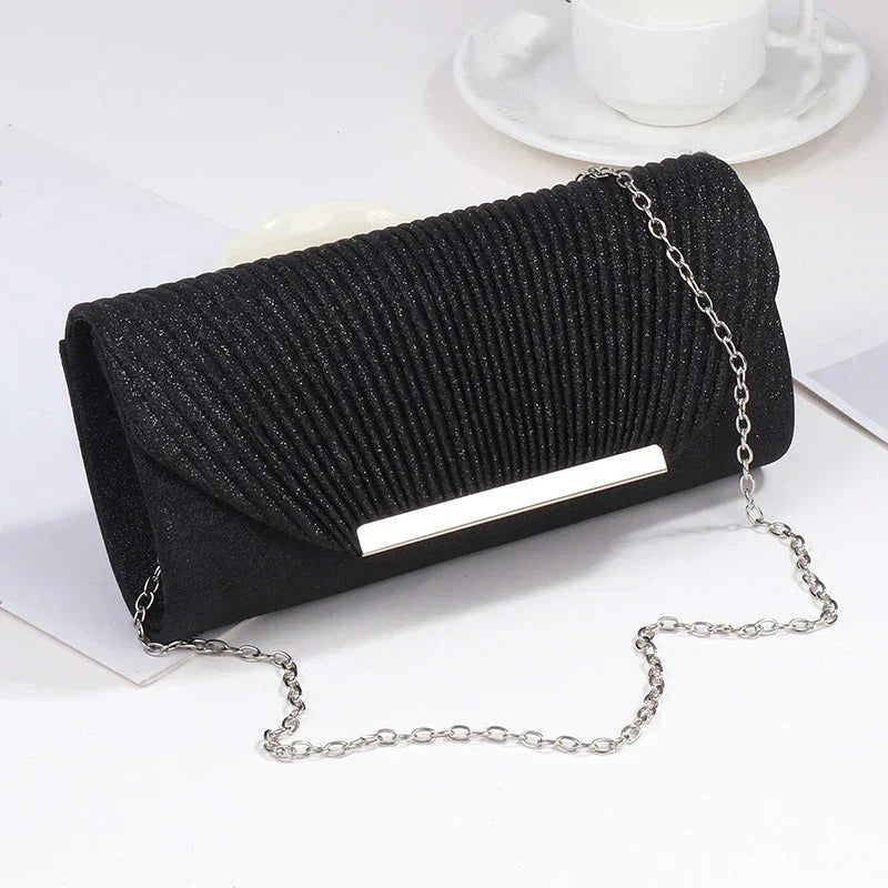 Borsa da Donna – Adatta per Abbigliamento da Sera, Con Chiusura, Design Compatto
