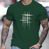 Varel | T-shirt elegante a collo rotondo con stampa grafica