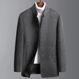 Cappotto da uomo in lana doppia faccia
