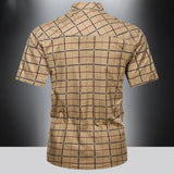 Varel | Camicia elegante a maniche corte a quadri