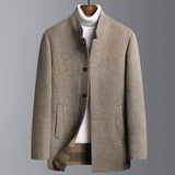 Cappotto da uomo in lana doppia faccia