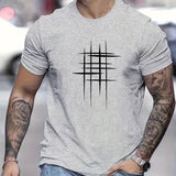Varel | T-shirt elegante a collo rotondo con stampa grafica