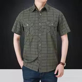 Varel | Camicia elegante a maniche corte a quadri