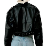 Donna - Giacca classica da motociclista - Stile casual