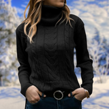 Maglione a Collo Alto da Donna – Morbido, Caldo, Pullover Slim, Maglione Elegante e Confortevole