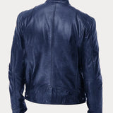 Elisabetta™ | Giacca in pelle con zip frontale