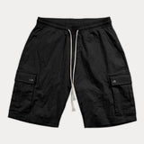 Varel | Pantaloni cargo corti in cotone essenziale