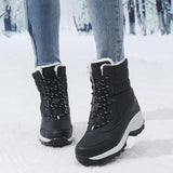 Donna - Stivali da neve con piattaforma casual - Caldi e alla moda
