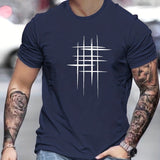 Varel | T-shirt elegante a collo rotondo con stampa grafica
