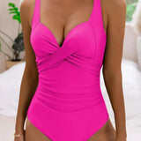 Costume da bagno da donna – Davanti torcido, adatto per l'estate e il nuoto