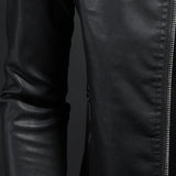 Ambra™ | Giacca in pelle con zip frontale