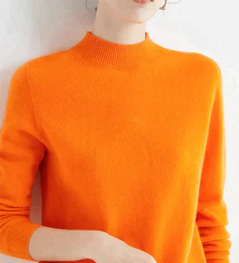 Maglione Casual da Donna in Maglia per Autunno e Inverno Caldo e alla Moda per l'Uso Quotidiano
