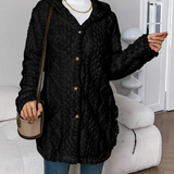 Cardigan con cappuccio in maglia a trecce da donna – Maniche lunghe morbide e comode