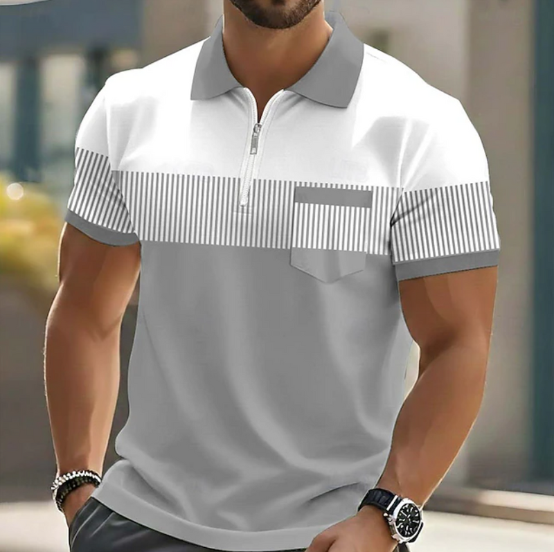 Varel | Polo elegante con zip
