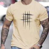 Varel | T-shirt elegante a collo rotondo con stampa grafica