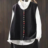 Cardigan da donna ampio – Scollo a V e maniche corte
